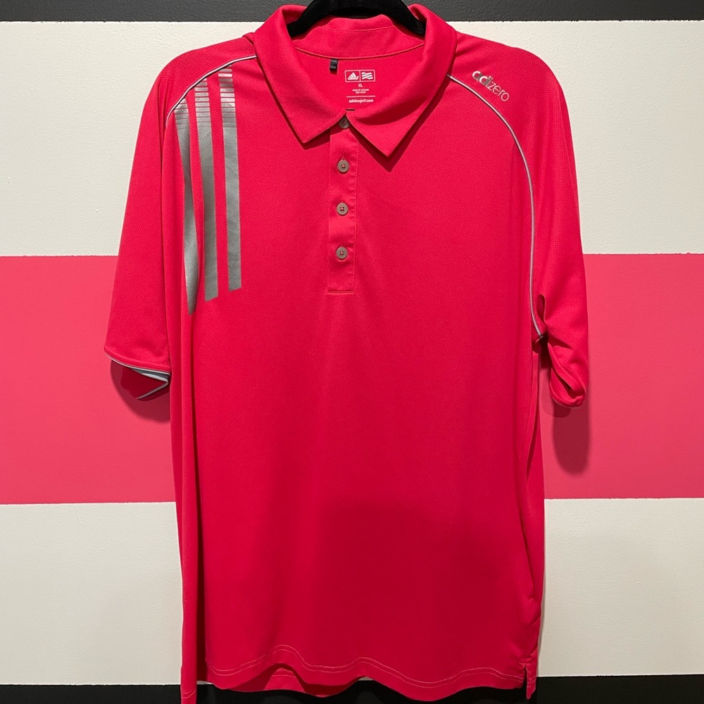 Adidas Golf Polo Pink XL